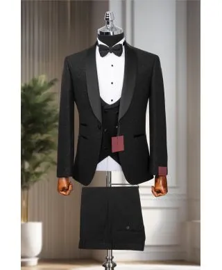 Smoking Uomo Tre Pezzi - Nero - Sincity