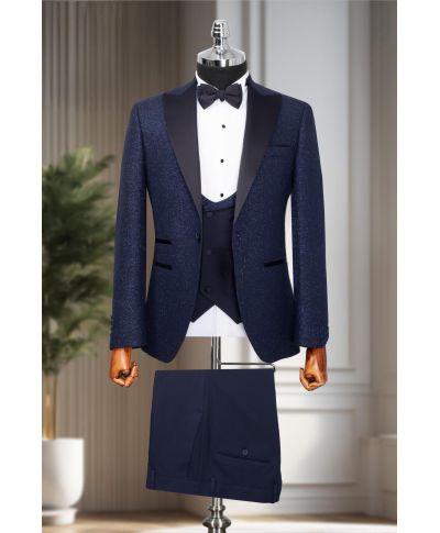 Smoking Uomo blu luxury - San Bernardo