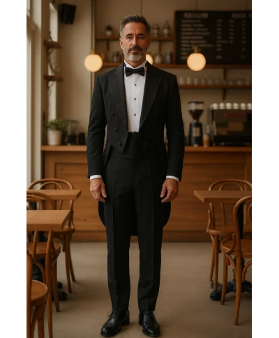 Tight Uomo Bianco con Coda - Boston - Cerimonia uomo - Gogolfun.it