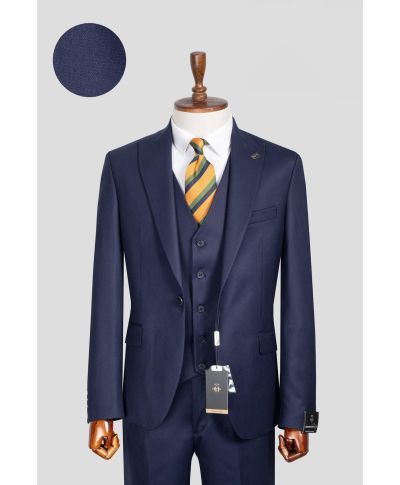 Abito uomo blu con gilet - Baltimora - Abiti eleganti Gogolfun.it