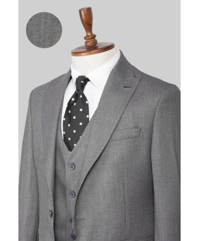 Abito grigio con gilet monopetto - Hampton - Abiti uomo online - Gogolfun.it