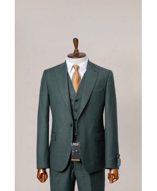 Abito uomo con gilet, verde - Siena - Abiti uomo particolari, giovanili - Gogolfun.it