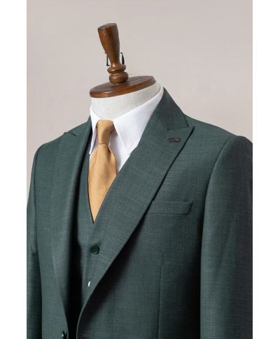 Abito uomo con gilet, verde - Siena - Abiti uomo particolari, giovanili - Gogolfun.it
