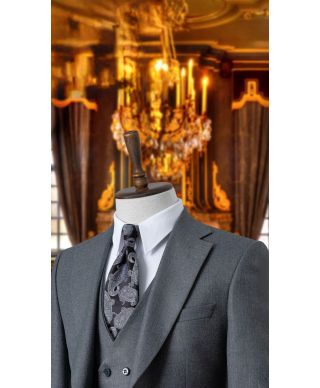 Abito Uomo grigio con Gilet doppiopetto - Fiorenzuola