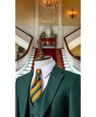 Abito Uomo verde con Gilet doppiopetto - Padania