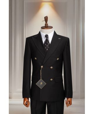 Abito uomo doppiopetto Filippo - Bottoni metallici - Gogolfun.it