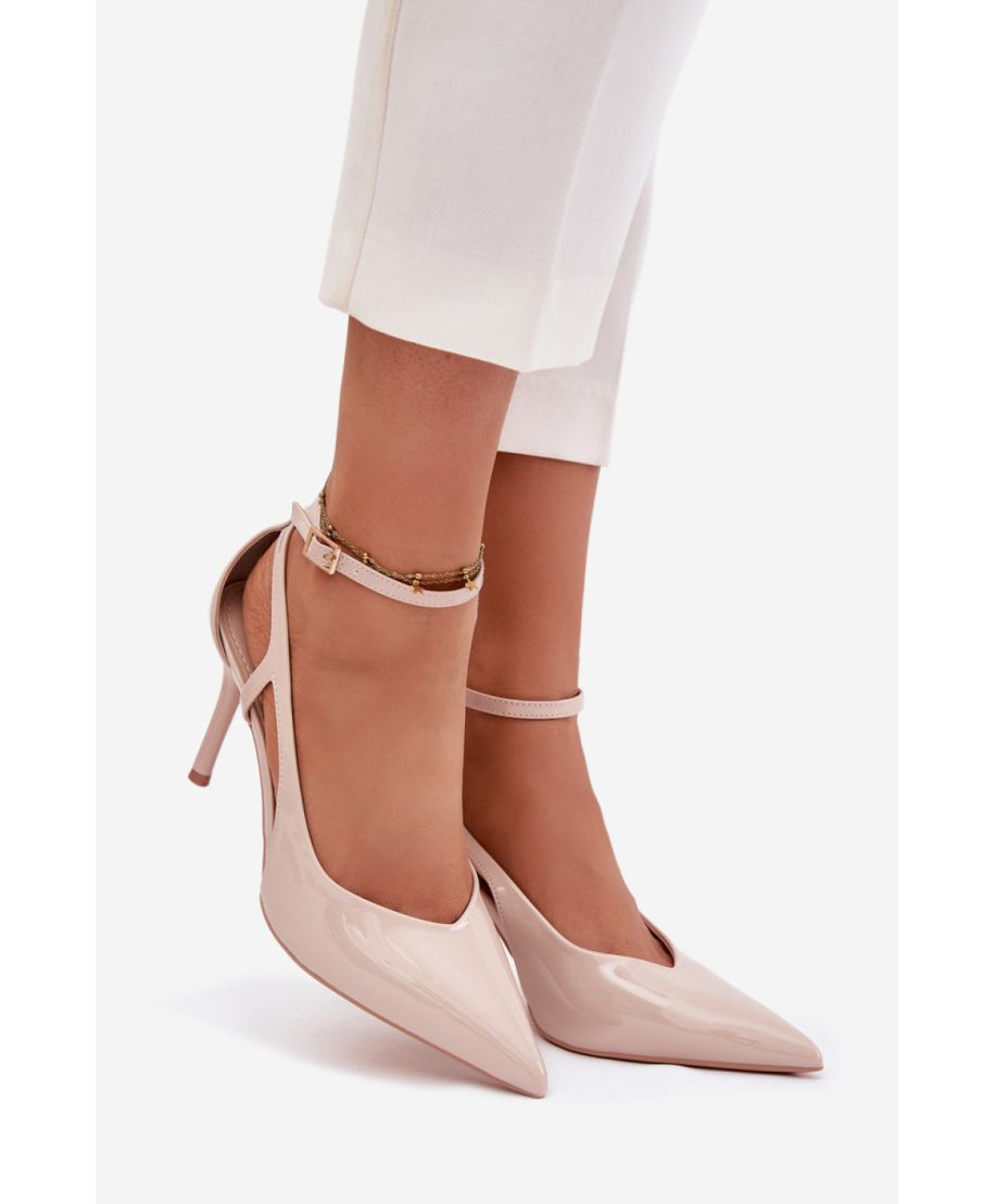 Décolleté eleganti  con tacco  e punta affusolata - Ecopelle lucida - Modello 221911 Step in Style - gogolfun.it