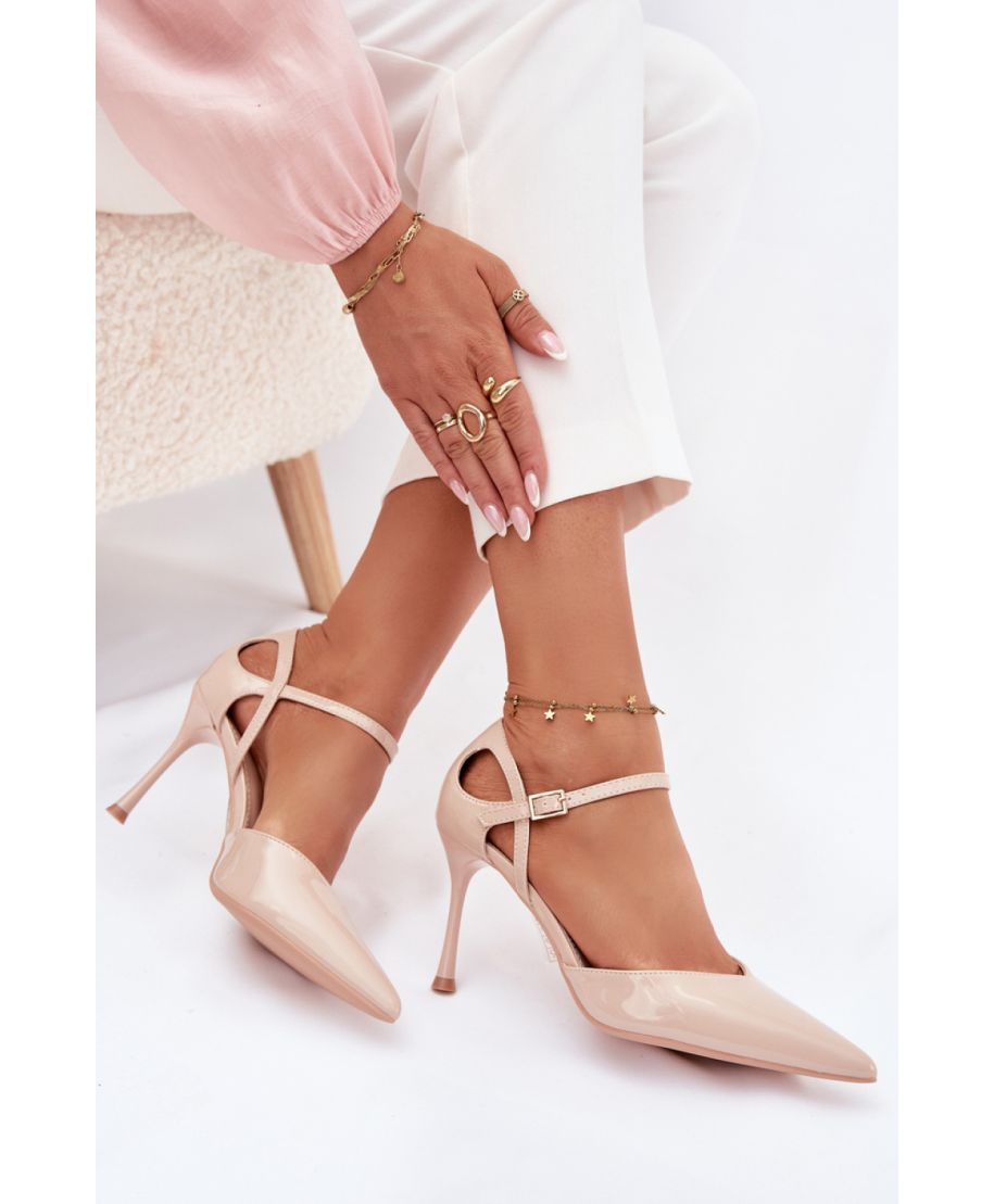 Décolleté eleganti nude in ecopelle - Cinturino alla caviglia - Tacco a spillo - 221916 Step in style - gogolfun.it