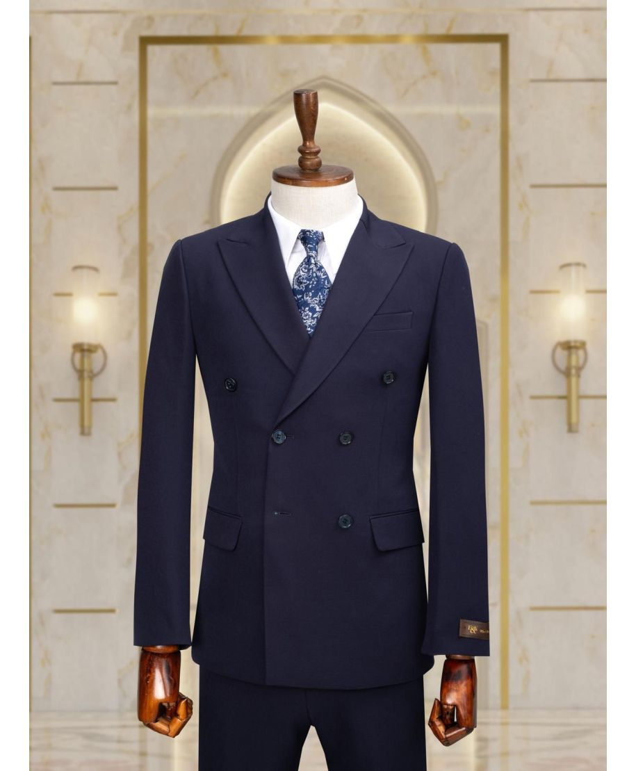 Abito uomo blu, doppiopetto - Gogolfun.it