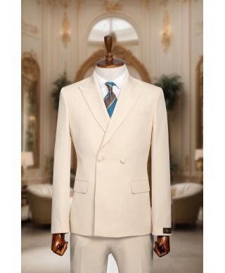 Abito uomo beige, doppiopetto - Gogolfun.it