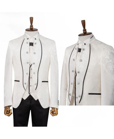 Abito da sposo, giacca bianca - Riccardo - Abiti e smoking da sposo, testimone, invitato - Gogolfun.it