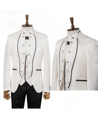 Abito da sposo, giacca bianca - Riccardo - Abiti e smoking da sposo, testimone, invitato - Gogolfun.it