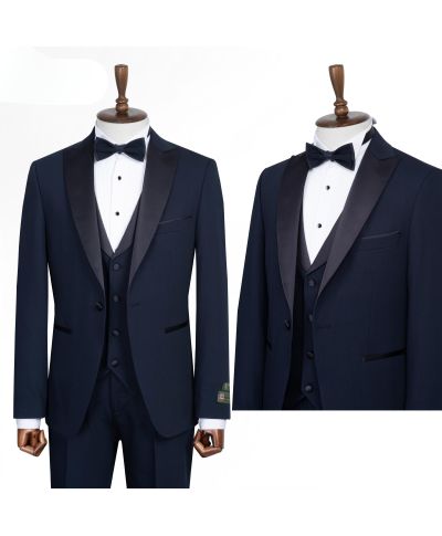 Smoking uomo blu - Modello Pascal - Abiti e smoking uomo da matrimonio e diciottesimo - Gogolfun.it