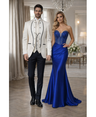 Abito da sposo, giacca bianca - Riccardo - Abiti e smoking da sposo, testimone, invitato - Gogolfun.it