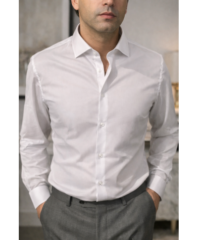 Camicia bianca uomo - Collo classico