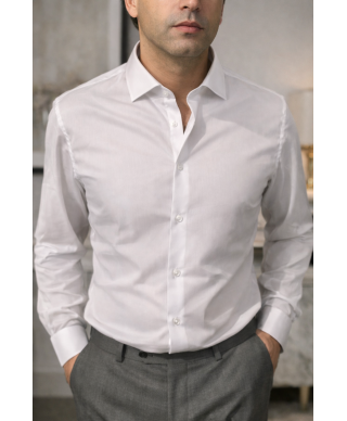 Camicia bianca uomo - Collo classico