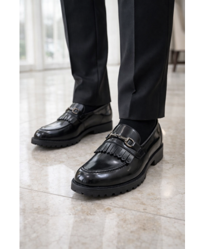 Mocassino con ghette e gioiello - Loot - Mocassini eleganti da cerimonia - Gogolfun.it