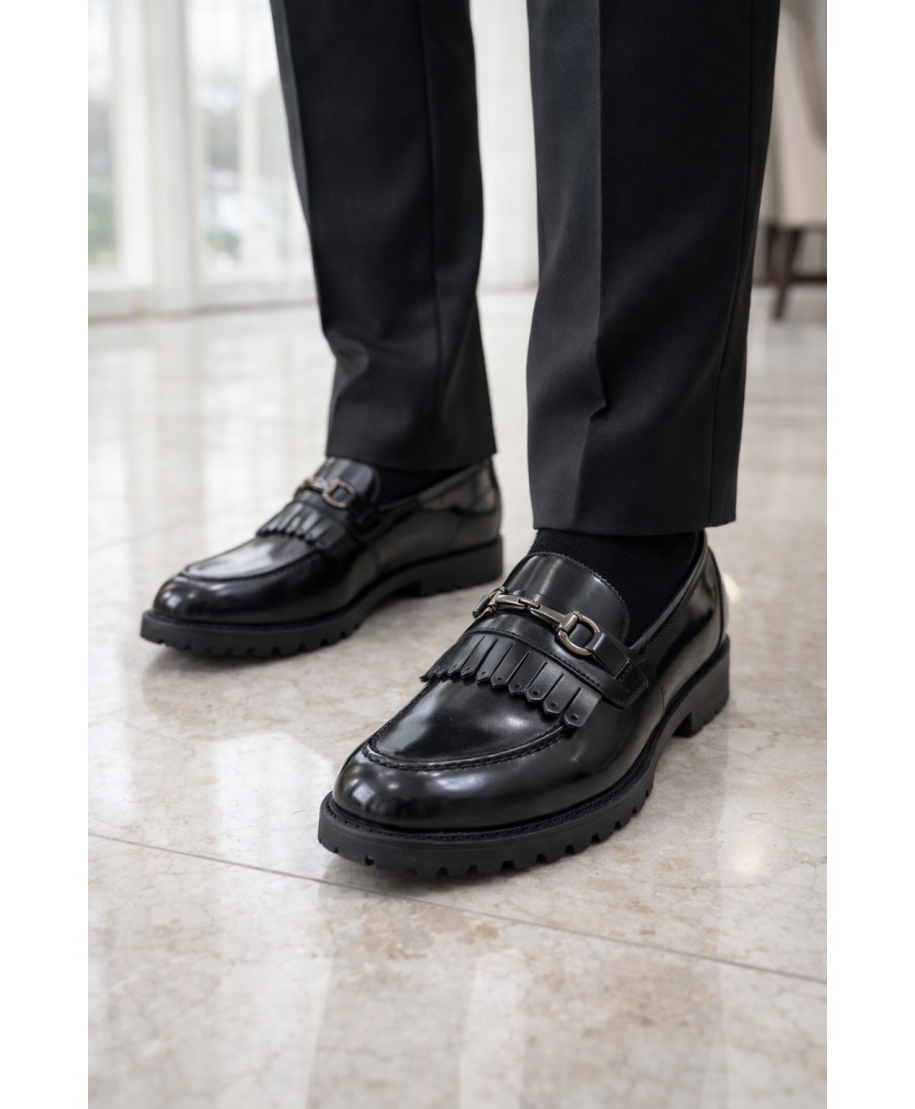 Mocassino con ghette e gioiello - Loot - Mocassini eleganti da cerimonia - Gogolfun.it