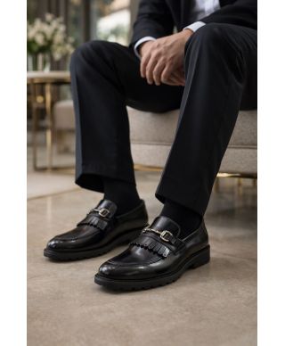 Mocassino con ghette e gioiello - Loot - Mocassini eleganti da cerimonia - Gogolfun.it