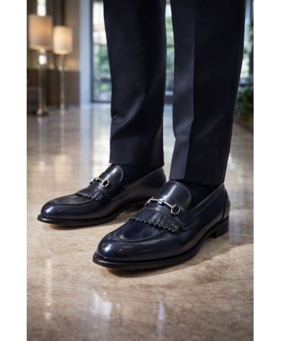 Mocassino con ghette e gioiello - Loot