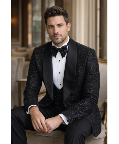 Smoking uomo con strass - Bilbao - Cerimonie e diciottesimo compleanno - Gogolfun.it