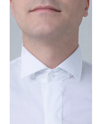 Camicia bianca con doppio polso - Polso Gemelli - Camicie da cerimonia Gogolfun.it