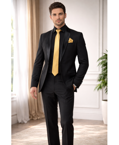 Smoking uomo nero liscio - Kartel - Abiti e smoking uomo online - Gogolfun.it