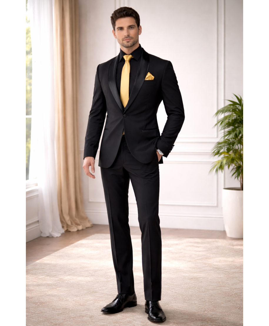 Smoking uomo nero liscio - Kartel - Abiti e smoking uomo online - Gogolfun.it