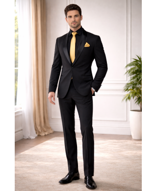 Smoking uomo nero liscio - Kartel - Abiti e smoking uomo online - Gogolfun.it