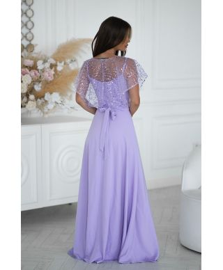 Vestito da cerimonia glicine - Eleonora