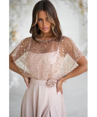 Vestito lungo elegante, avorio - Eleonora - Vestiti per matrimoni, battesimi, comunioni - Gogolfun.it