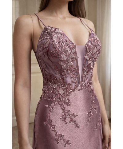 Abito da cerimonia rosa antico - Serena - Vestiti matrimoni, diciottesimo, cinquantesimo - Gogolfun.it