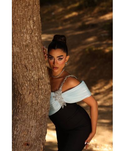 Abito da cerimonia monospalla - Maggie - Abiti da invitata, testimone, madre della sposa - Gogolfun.it