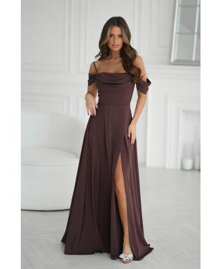 Abito da cerimonia cacao - COSTA