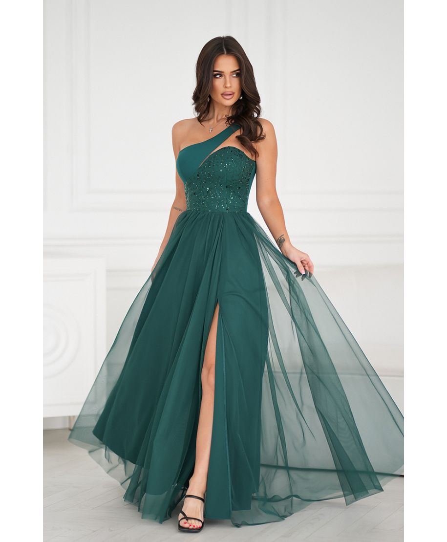 Abito da cerimonia monospalla - Nia