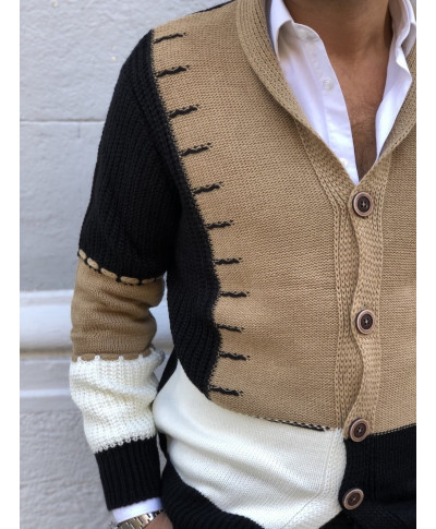 Cardigan uomo, abbottonato