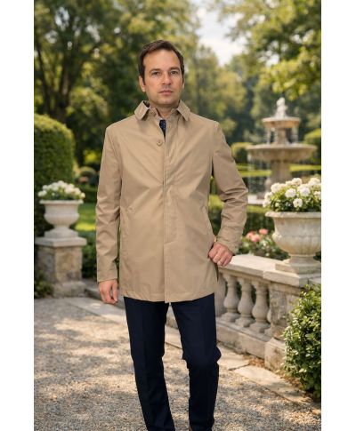 Trench uomo beige - Devon - Impermeabili e sopra abiti - Gogolfun.it