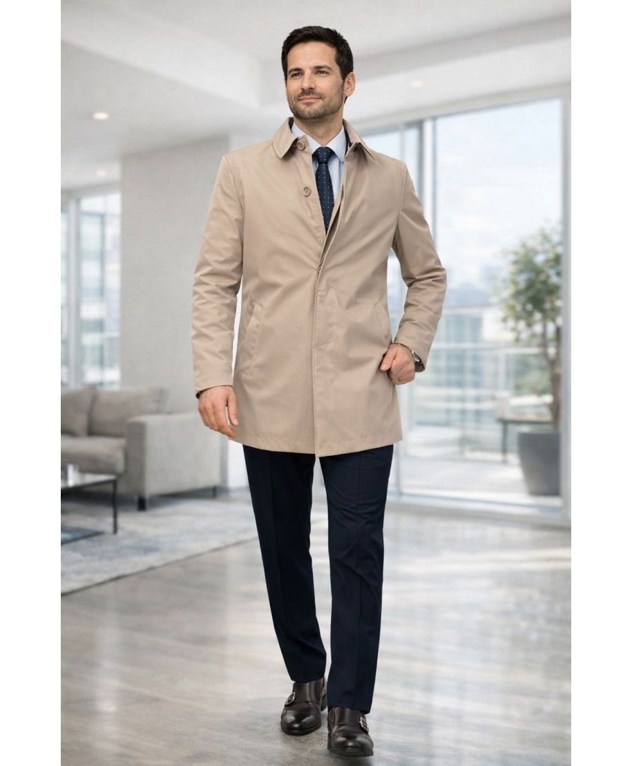 Trench uomo beige - Devon - Impermeabili e sopra abiti - Gogolfun.it