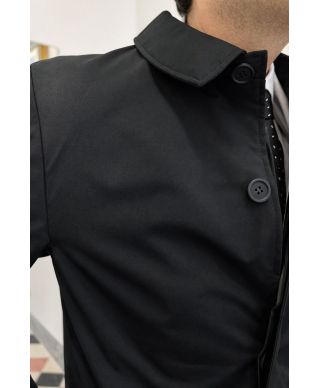 Trench uomo nero - Devon - Impermeabili e sopra abiti - Gogolfun.it