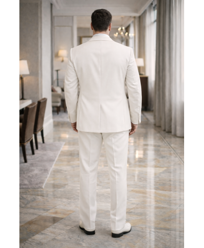 Smoking uomo bianco, cerimonia uomo - Romanic