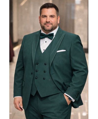 Smoking uomo verde, cerimonia uomo - Romanic