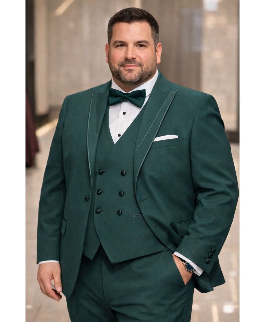 Smoking uomo verde, cerimonia uomo - Romanic