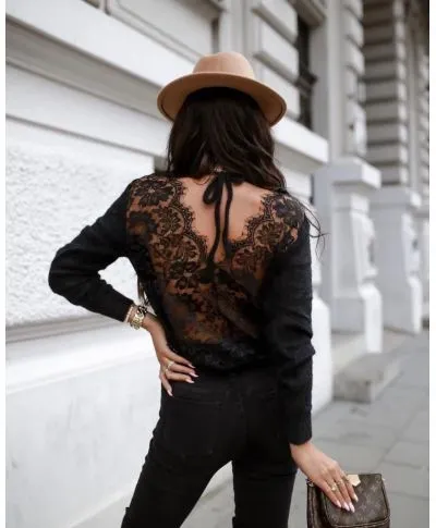 Pullover donna, nero