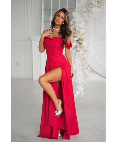 Abito elegante da cerimonia  rosso - Costa