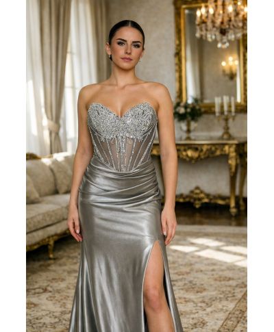 Vestito da cerimonia con corpetto gioiello - Nizza - Diciottesimo - Gogolfun.it