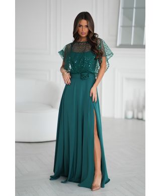 Vestito elegante verde - Eleonora