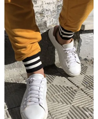 Tuta uomo, donna elegante color senape