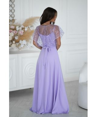 Vestito da cerimonia glicine - Eleonora