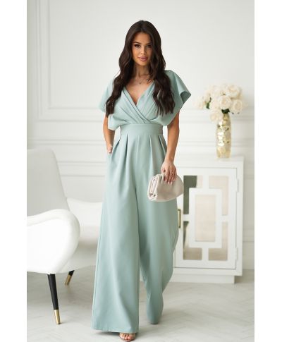 Tuta donna eleagante verde tiffany - Kil