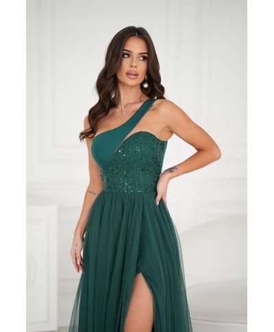 Abito da cerimonia monospalla - Nia